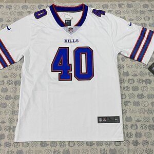 Nike Buffalo Bills Miller No.40 White Jersey